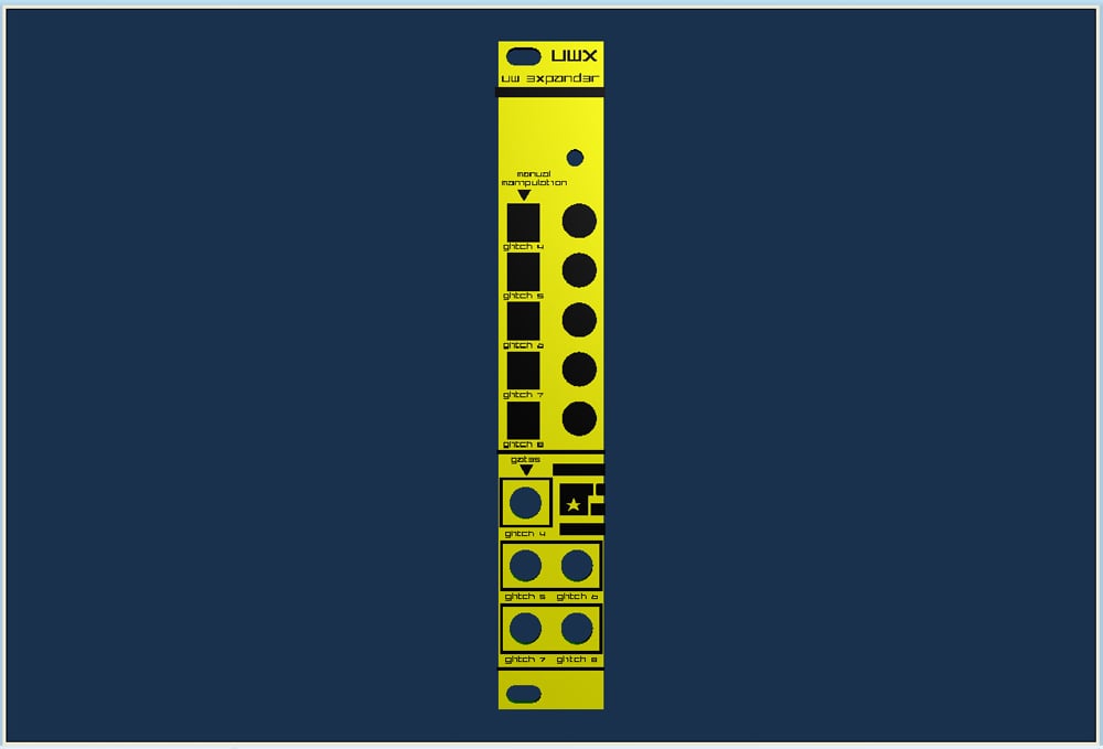 UWX - underwurlde glitch expander - eurorack module | X1L3